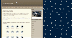 Desktop Screenshot of afrodite.nu