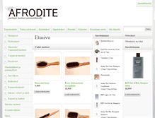 Tablet Screenshot of afrodite.fi